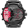 Diesel Diesel Mr. Daddy 2.0 DZ7463  DZ7463 кварцевые мужские часы  черный циферблат, браслет нержавеющая сталь с ip-покрытием — вид спереди