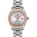 Tissot Tissot T-My Lady Automatic 18K Gold T930.007.41.031.00 T My Lady T9300074103100 механические женские часы  серебристый циферблат, браслет нержавеющая сталь — вид спереди
