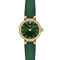 Tissot Tissot Lovely Round T140.009.36.091.00 Lovely T1400093609100 кварцевые женские часы  зеленый циферблат, браслет кожаный — вид спереди