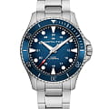 Hamilton Hamilton Khaki Navy Scuba Automatic H82505140  H82505140 механические мужские часы  синий циферблат, браслет нержавеющая сталь — вид спереди